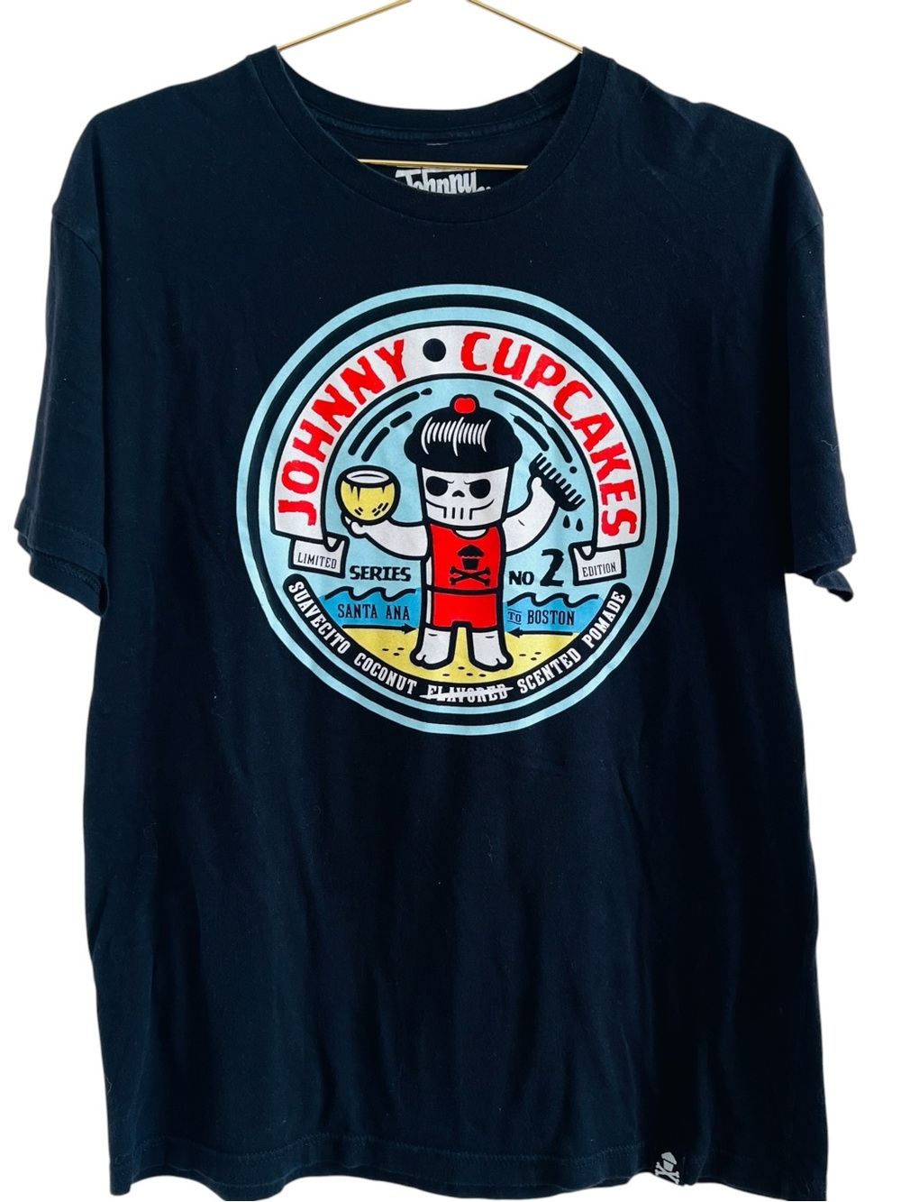 Johnny Cupcakes x Suavecito Pomade Black Limited Edition Series 2 Shirt